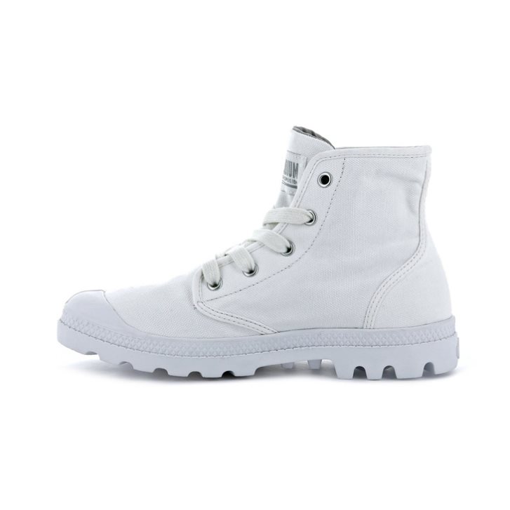 Dámské Boty Palladium Pampa Hi Bílé | CZ WKY-72B